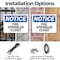 Signmission Fire Sprinkler Closet OSHA Notice Sign, Plastic, 10in W x 7in L, 2PK OS-2PACK-NS-P-710-L-12659 - alternate 4
